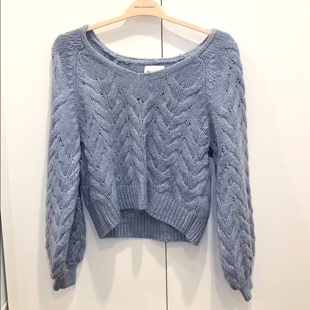 Baby blue sweater